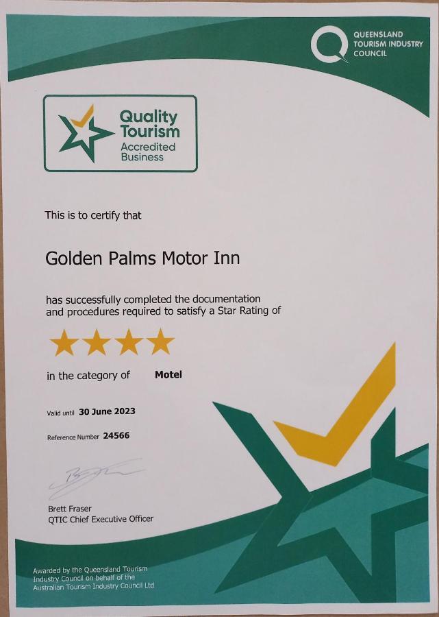 Golden Palms Motor Inn Bundaberg Buitenkant foto